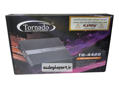 Car amplifier 4x60 Tornado model T0-4420
