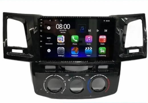 Monitor 11 inch Android 12 Toyota Hilux 2010 to 2014 model T3L brand voxmedia