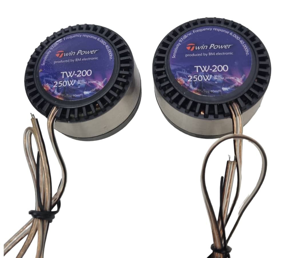 TW-200 brand car tweeter, 2-piece package