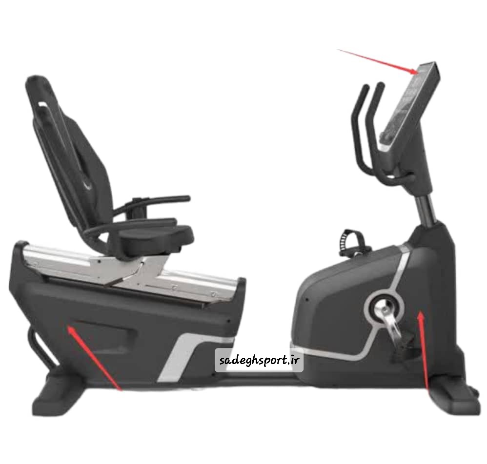 دوچرخه ثابت مبله ژنراتوری باشگاهی فرش وی مدل FW3000R