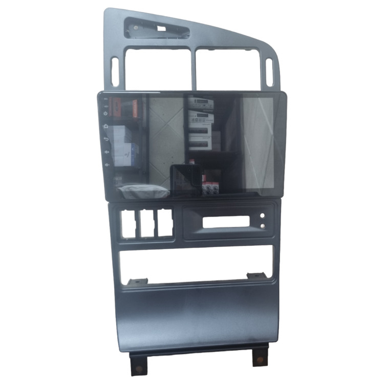 11 inch monitor for Peugeot 405 and Pars, old dashboard with one-piece factory frame, model M100, Screen Tech brand