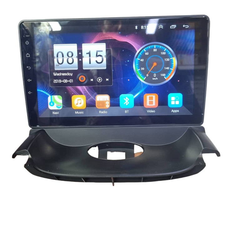 11 inch Android monitor Peugeot 206 top frame model T1 brand Screen Tech4