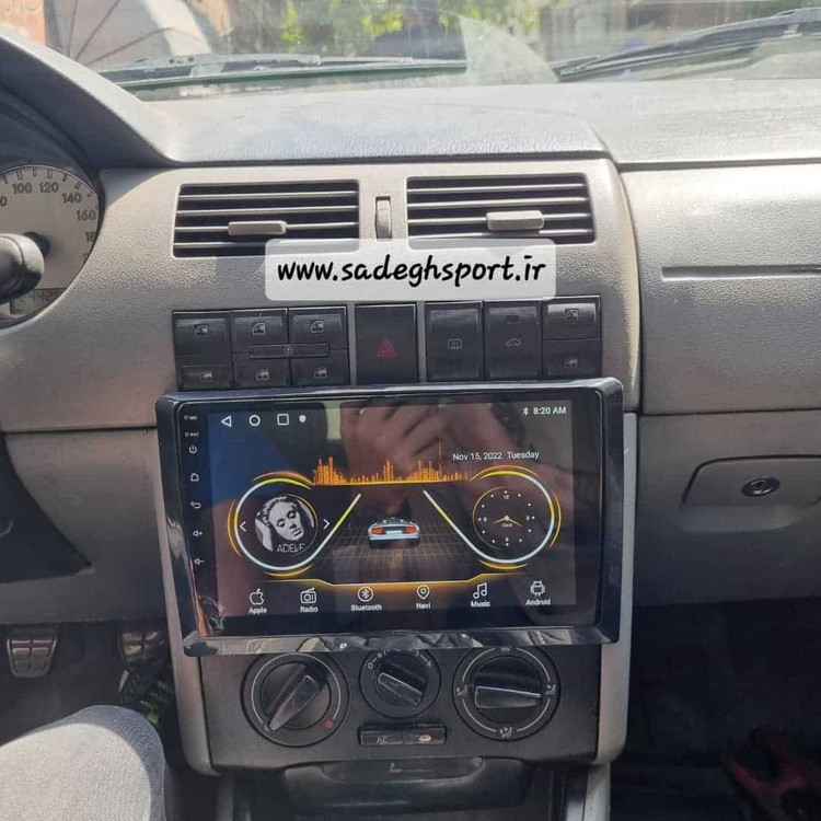 11-inch Android monitor, Volkswagen Gol Baqab, model T1, brand Screen Tech2