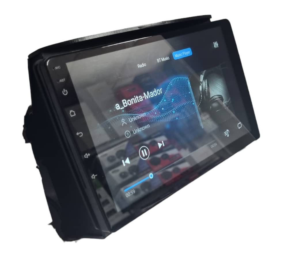 11-inch Android monitor for Nissan Zamyad, blue, with frame, model T1, brand Screen Tech2