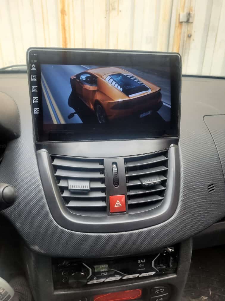 Monitor 11 inch ROM2 Android Peugeot 207 Model T1 Brand Screen Tech