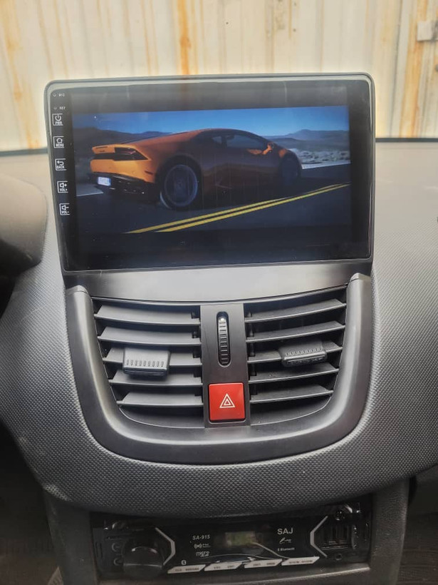 Monitor 11 inch ROM2 Android Peugeot 207 Model T1 Brand Screen Tech