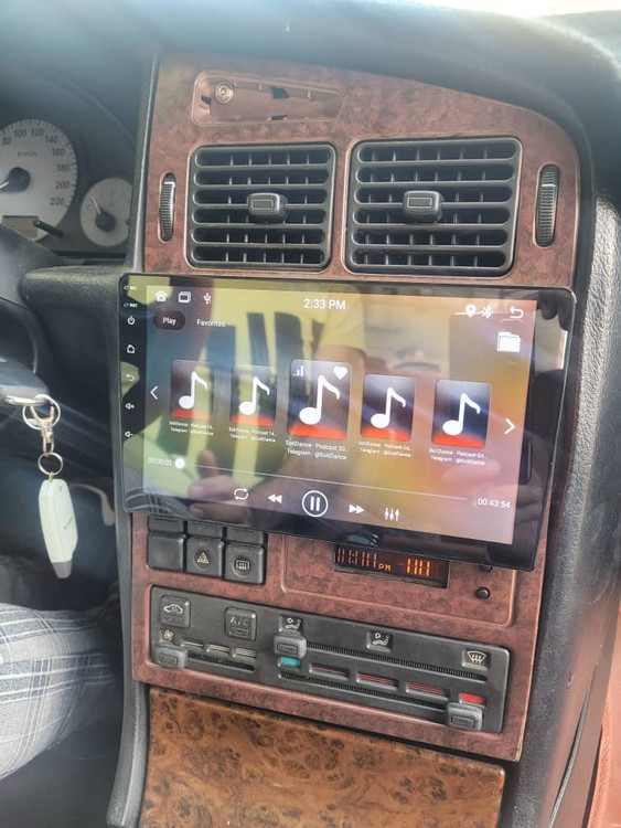 11 inch Android monitor for Peugeot 405 and Peugeot Pars, old dashboard, top frame, model T1, Screen Tech brand5