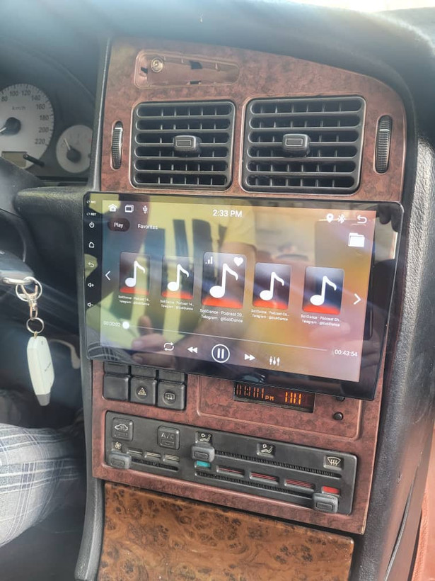 11 inch Android monitor for Peugeot 405 and Peugeot Pars, old dashboard, top frame, model T1, Screen Tech brand5
