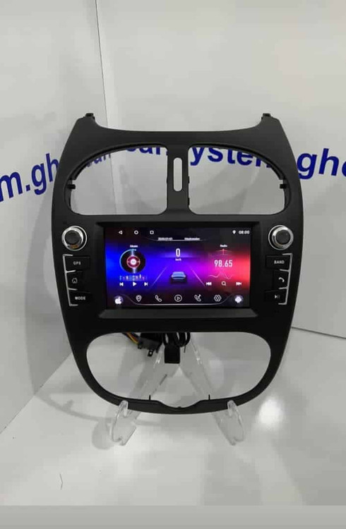 7 inch Android factory monitor for Peugeot 206 with volume, model T100, brand Screen Tech2