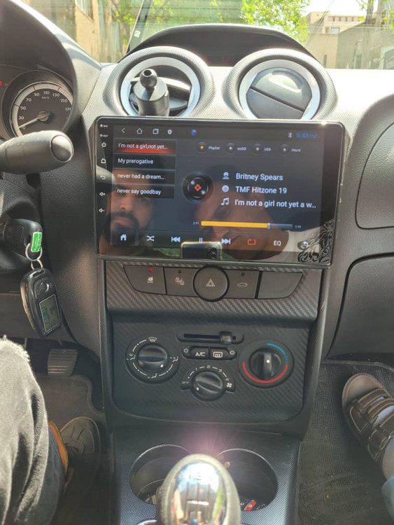 11-inch Rana Plus Android 13 monitor with carbon design frame, Screen Tech brand