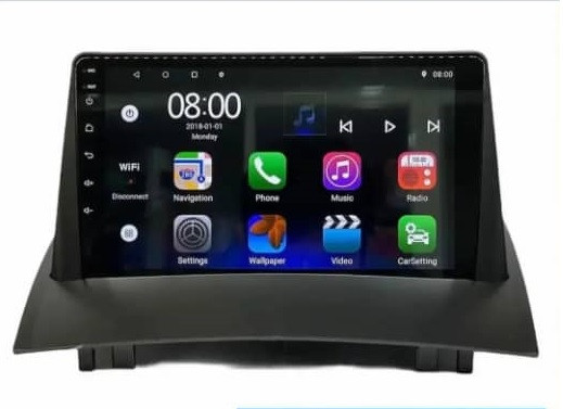 11 inch Android monitor Renault Megane 2000 model T1 brand Screen Tech2