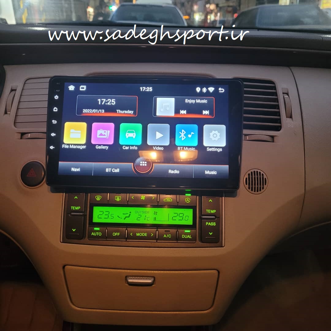 Monitor 11 inch RAM2 Android 12 Hyundai Azera 2008 model T3L brand vox media