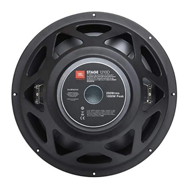 سیستم صوتی ماشین JBL Model 1210 - نصب شده